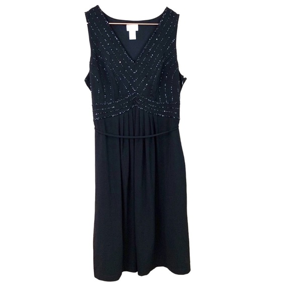 Motherhood Maternity Dresses & Skirts - Motherhood Maternity Beaded Little Black Dress Cocktail Semiformal